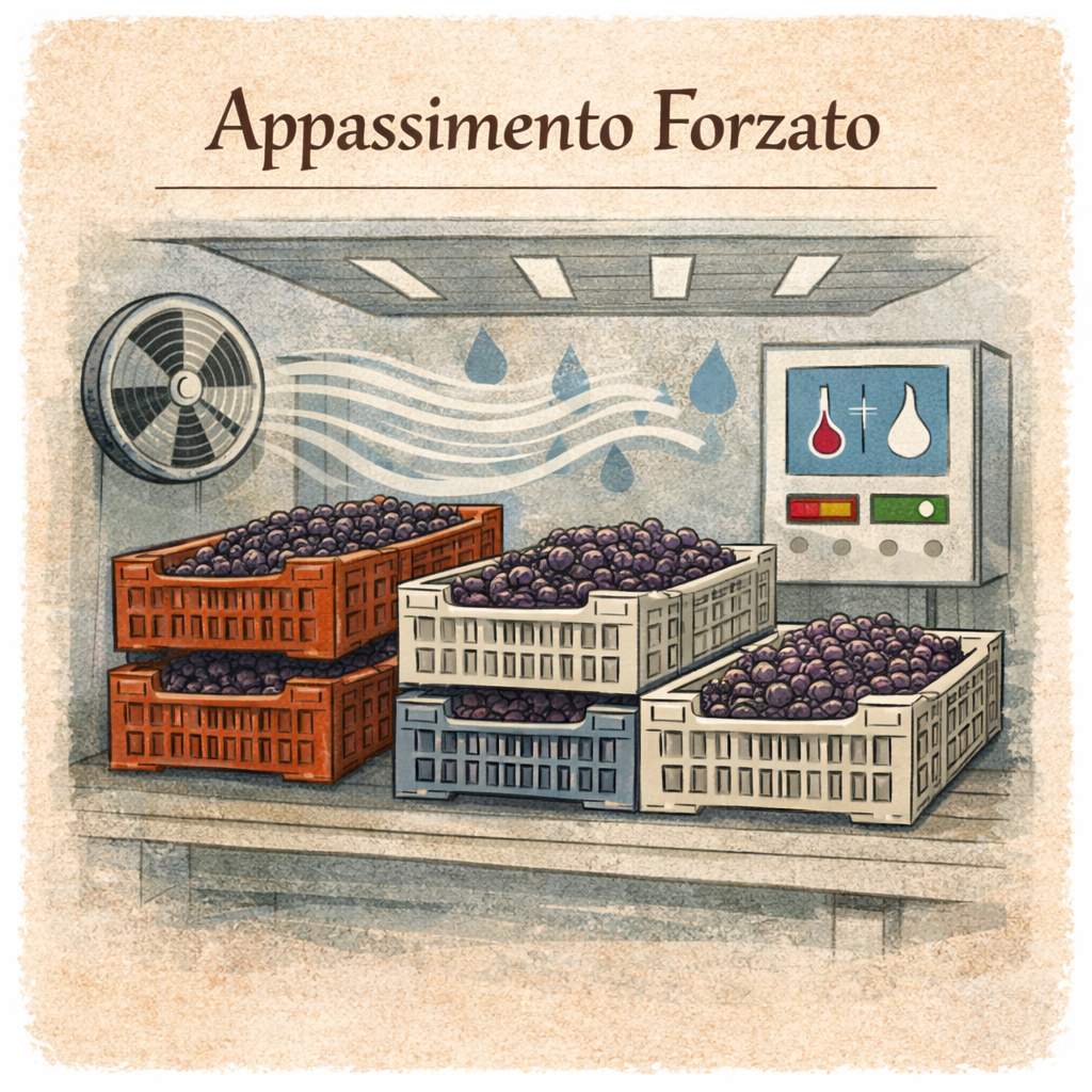 AI Generated "Appassimento Forzato" Illustration