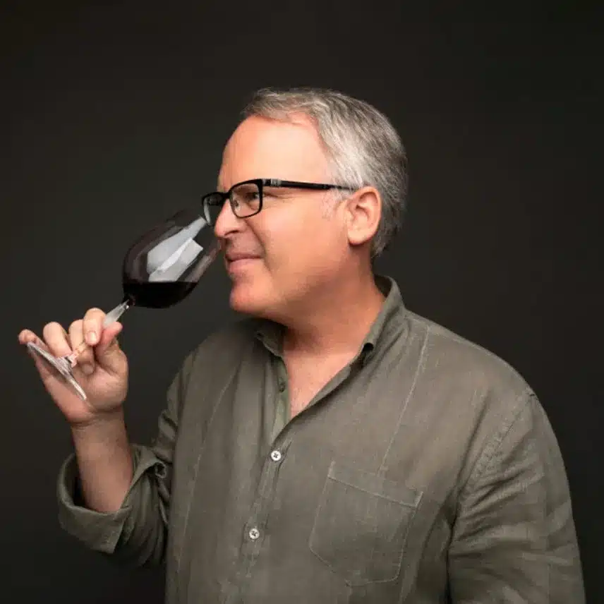 James Suckling Tasting wine